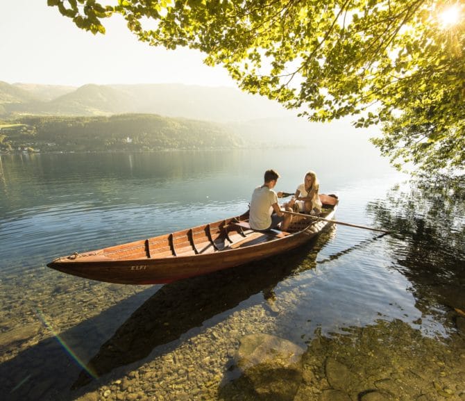 Millstätter See Ruderboot fahren