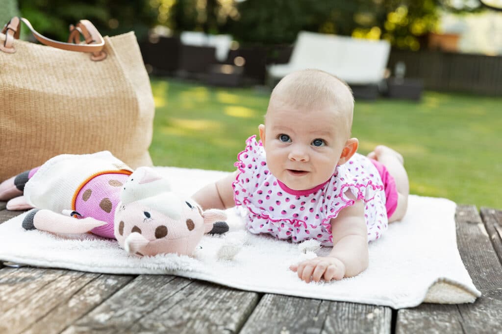 Urlaub mit Baby im Gartenhotel