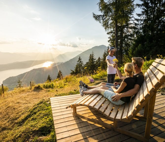 Wandern rund um den Millstätter See im Hotel Trattnig