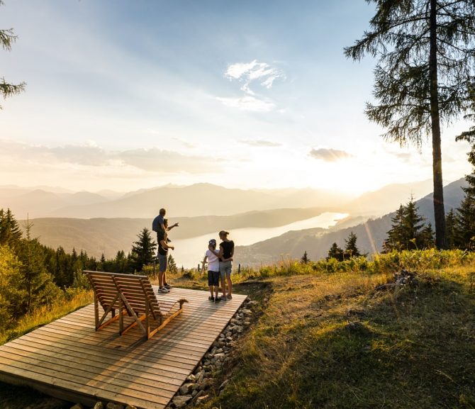 Wandern rund um den Millstätter See im Hotel Trattnig